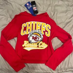 NFL Cheifs long sleeve crop top